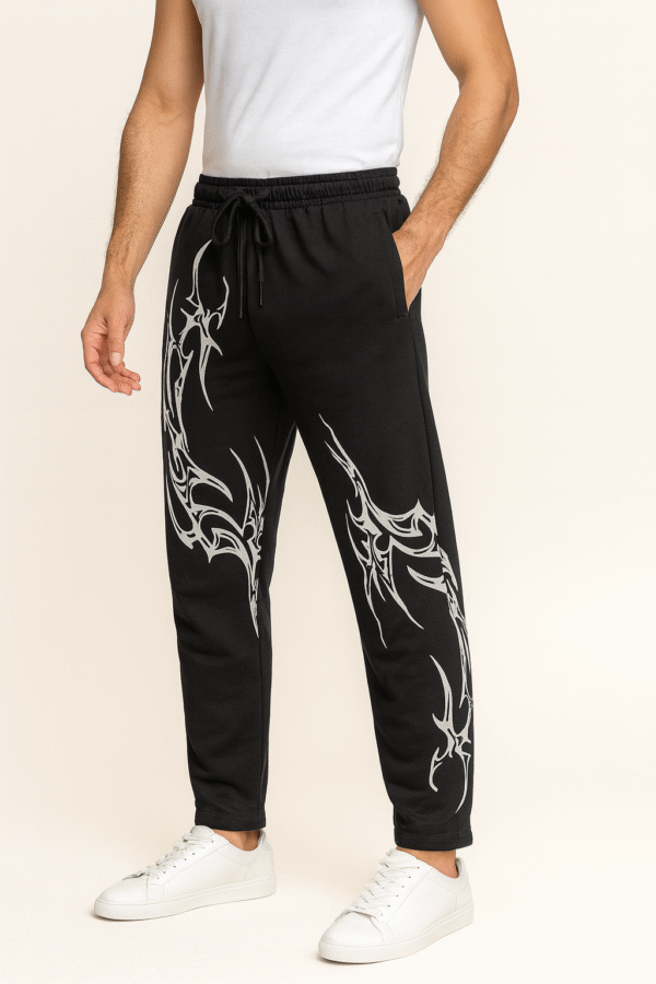 Black Tribal Graphic Joggers