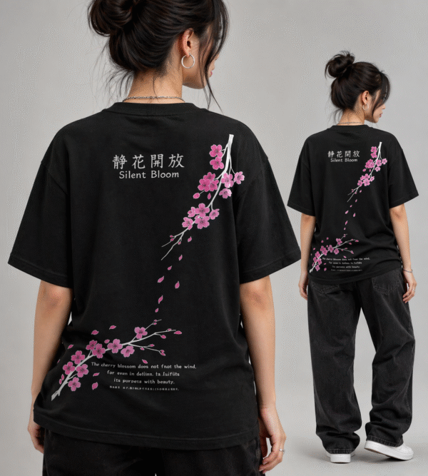 Oversized Silent Bloom T-shirt