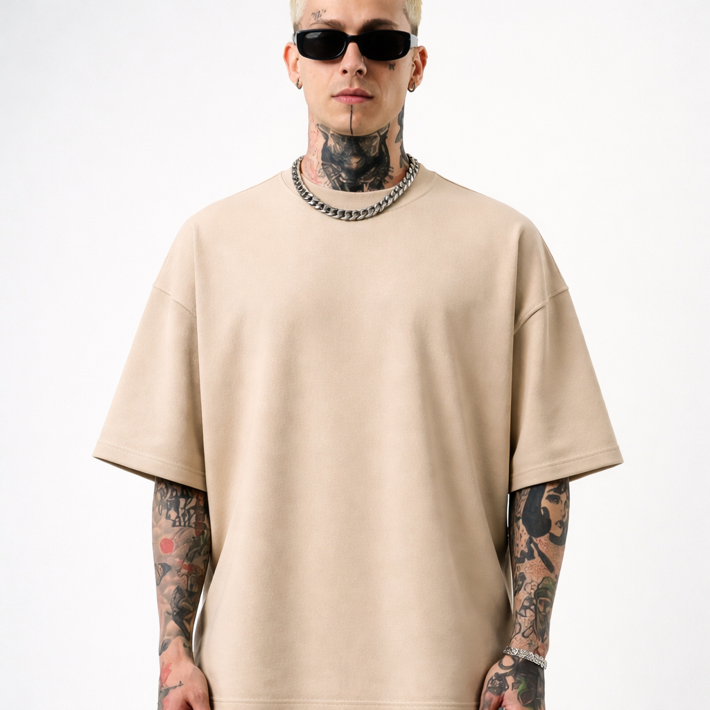 Beige Oversized T-Shirt