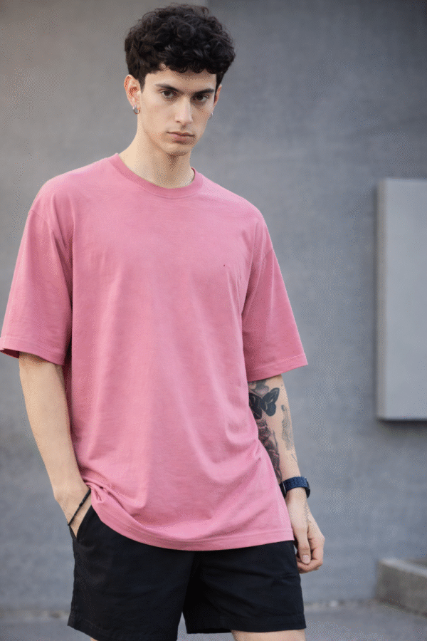 Dusty Pink Oversized T-Shirt